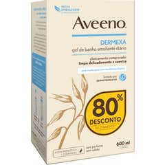Aveeno Pack Dermexa Gel de Banho Emoliente Diário 2x300ml