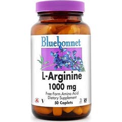 Bluebonnet L-Arginine 1000mg 50caps