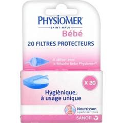 Physiomer Mouche Bébé 20 Filtres Protecteurs