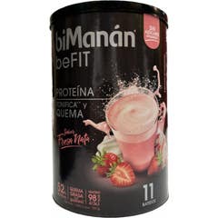 biManán Befit Shake Hyperprotéiné Brûleurs Graisse Fraise 330g