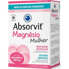 Absorvit Magnésio Complex Spécial Femme 30 Comprimés + 30 Gélules