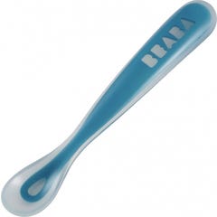 Beaba Cuillère 1er repas Soft en Silicone Blue 1unité