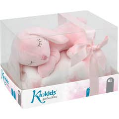 Kiokids Set Manta + Peluche Rosa