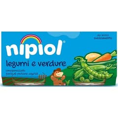 Nipiol Set Homogénéisé Légumes et Légumineuses 2x80g