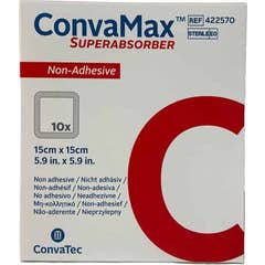 Convamax Superabsorber Non Adhésif 15x15 10uts