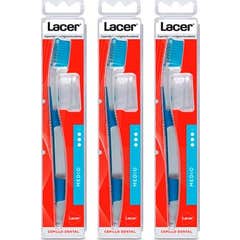 Lacer Brosse à Dents Medium 3x2uts