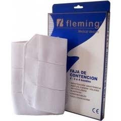 Fleming Ceinture de maintien élastique à 2 bandes T-2 1 unité