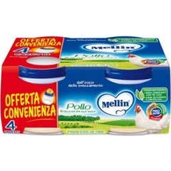 Mellin-Omo.Pollo 4X80G