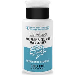 La Rosa Nail Prep Gel Wipe Nettoyant IPA 190 ml