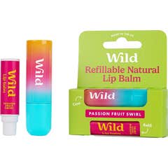 Wild Baume à Lèvres Naturel Boîtier + Recharge Fruit de la Passion 4,5g