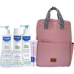 Mustela Pack Bebé Mochila Maternidad Rosa