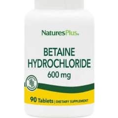 Nature's Plus Betaine HCL 600mcg 90cg 90comp