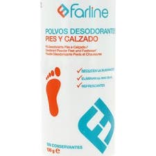 Farline Poudre désodorisante pour les pieds 100g Farline Poudre désodorisante pour les pieds 100g