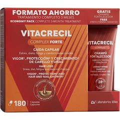 Vitacrecil Complex Forte 180 Capsules + Shampooing 100ml