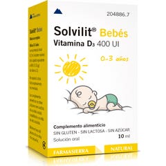 Farmasierra Solvilit Babies Vitamine D3 400 10ml