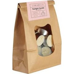 Cerabella Bougies chauffe-plat 5 h Blanc 30 unités