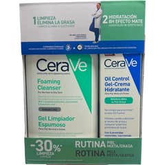 CeraVe Routine Peaux Mixtes Grasses Pack Foaming + Oil Control