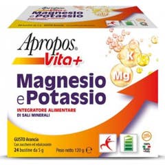 Apropos Vita+ Magnésium et Potassium Sachets 24x5g