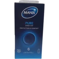 Manix Pure Easy Fit Préservatif Sensation Naturelle 6uts