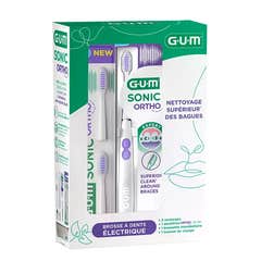 GUM Sonic Ortho Brosse à dents électrique 1 ud