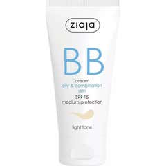 Ziaja Bb Crème Peau Grasse et Mixte Spf15 Teint Clair 50ml