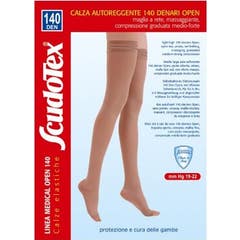 Scudotex 140 Bas Autofixant Open Toe 5 Naturel 1 Paire