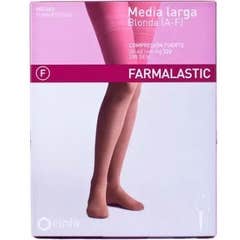 Farmalastic Bas Long Blonda Forte Beige Taille Petite 1 Paire