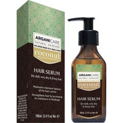 Sérum capillaire réparateur Arganicare Coco Cheveux ternes, très secs et crépus 100ml