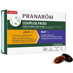 Pranarom Aromaforce Coups de Froid Jour/Nuit 10+5caps