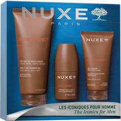 Nuxe Coffret Exclusivement Lui Gel Multi-Fonctions Hydratant 50ml + Déodorant 50ml + Gel Douche 200ml