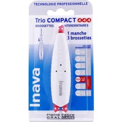Inava Pack Trio Compact Brossette Interd Roug Iso 4.4.4 + Manche