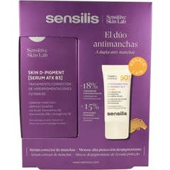 Sensilis Pack Skin D-Pigment Sérum 30ml + Mousse D-Pigment 50+ Couleur 15ml
