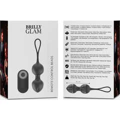 Brilly Glam Vibrating Kegel Beads Control Remoto 1ud