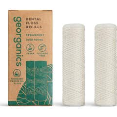 Georganics Fil dentaire menthe verte 2x50 m