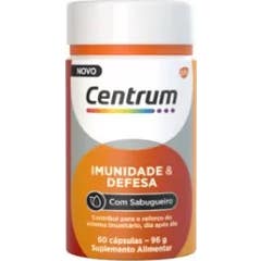 Centrum Imunidade e Defesa com Sabugueiro 60caps