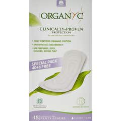 Organyc Protège-Slips Ultrafine 48uts
