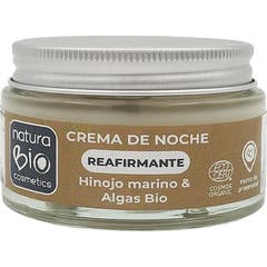 NaturaBio Cosmetics Crème Nuit Raffermissante Fenouil & Algues 50 ml