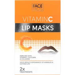 FaceFacts Vitaminc Lip Masks 2uts