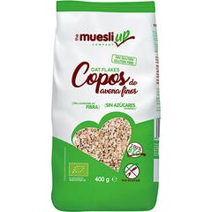 The Muesli Up Copos Avoine Fins Sans Gluten Bio 400g