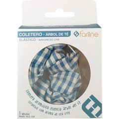 Farline Élastique cheveux bleu à l’arbre à thé 1 unité