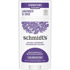 Schmidt's Déodorant Stick Lavande et Sauge 75g