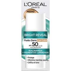 L'Oréal Bright Reveal Niacinamide Fluid Quotidien Spf50 Méd 50ml