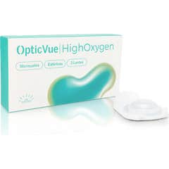 Opticvue Highoxygen Lentilles de contact mensuelles sphériques 6.00 3 unités