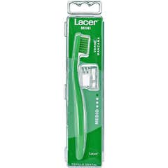 Lacer cepillo cepillo dental adulto medio mini 1ud Lacer cepillo cepillo dental adulto medio mini 1ud