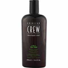 American Crew Shampooing Revitalisant 3-en-1 Shampooing et Gel au Tea Tree 450ml
