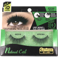 Ebin New York Natural Cat Cattitude 3D Lash Sphynx 1 Paire