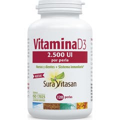 Sura Vitasan Vitamine D3 2.500Ui 120 Gélules