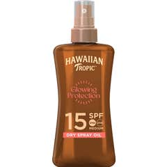 Hawaiian Tropic Protective Dry Spray Oil Spf15 Medium 200ml Vapo Vapo