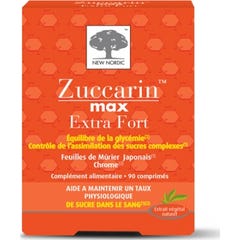 New Nordic Zuccarin Max Exfra Fort 90 Comprimés