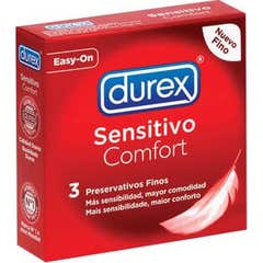 Preservativos Durex Sensitivo Easy On Fino 3 Uds